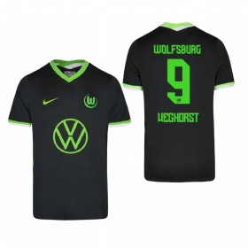 Camisolas de futebol VFL Wolfsburg Wout Weghorst 9 Equipamento Principal 2020/21 Manga Curta